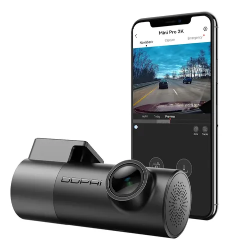 Camera veicular ddpai mini pro 2k para carro com app