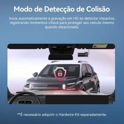 Câmera Veicular Ddpai Mini Pro 2k Para Carro Com App