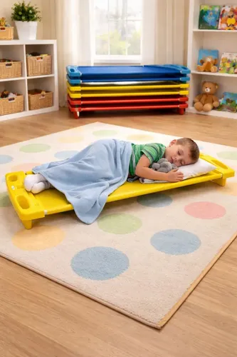 Caminhas Empilháveis Infantil Kit Com 10 Escola