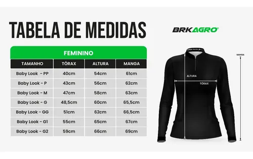 Camisa Agro Feminina Brk Brasileira Fazenda Oficial Uv50+