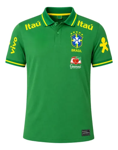 Camisa Brasil Masculina Versão Retrô Comemorativa