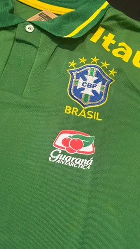 Camisa Brasil Masculina Versão Retrô Comemorativa