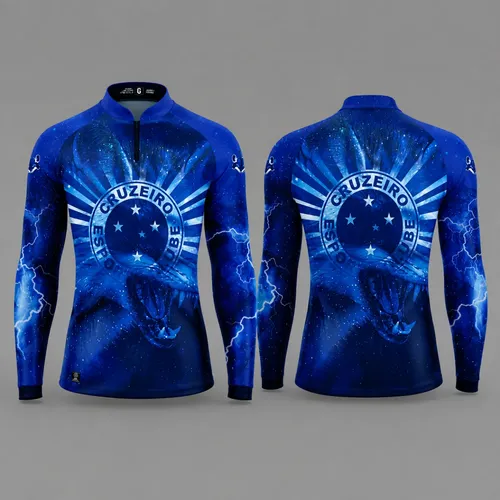 Camisa camiseta cruzeiro protecao solar uv50