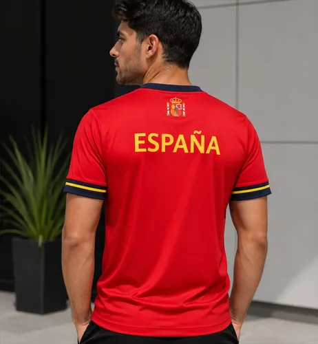 Camisa espanha torcida copa mundo selecao espanhola futebol