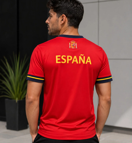 Camisa Espanha Torcida Copa Mundo Seleção Espanhola Futebol