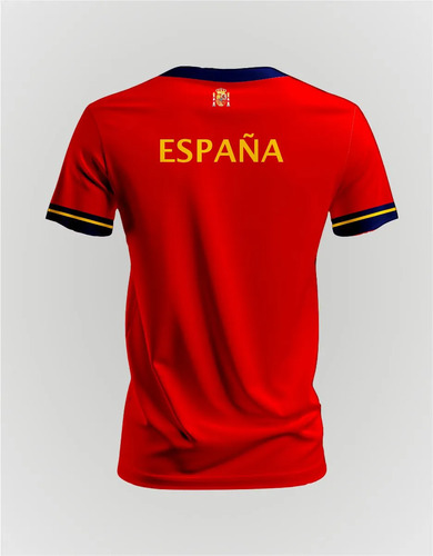 Camisa Espanha Torcida Copa Mundo Seleção Espanhola Futebol