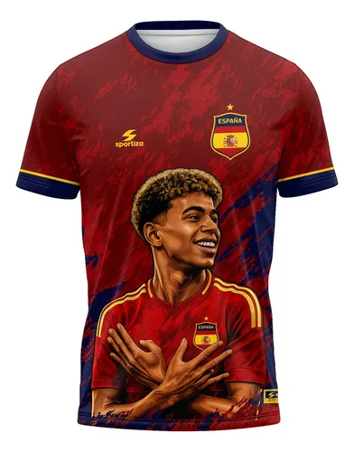 Camisa futebol lancamento espanha yamal 10 adulto masculino