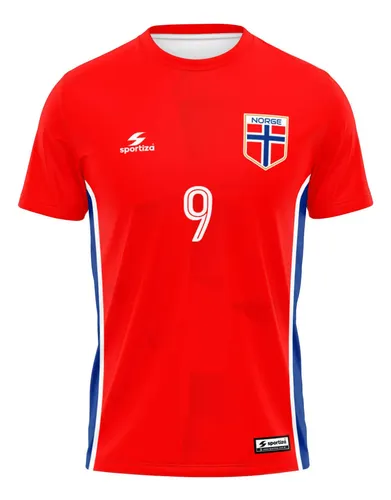 Camisa haaland noruega vermelha 1