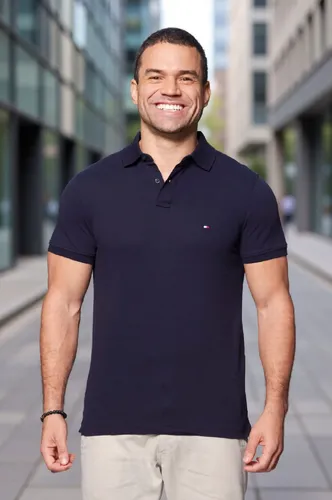 Camisa polo tommy hilfiger masculino 1985 regular
