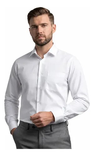 Camisa social manga longa microleve passa facil promocao