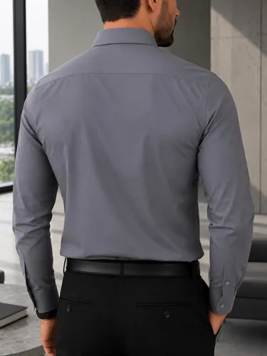 Camisa Social Masculina Manga Longa