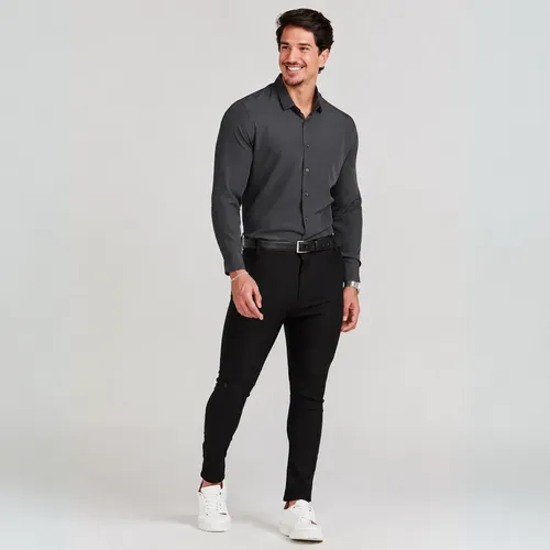Camisa Social Masculina Manga Longa
