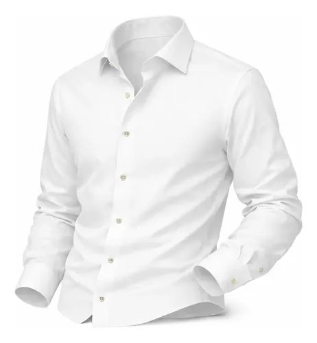 Camisa social masculina slim premium manga longa curta 1
