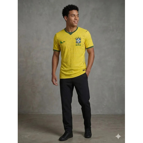 Camisa Tipo Amarela Brasil Seleção Brasileira Neymar