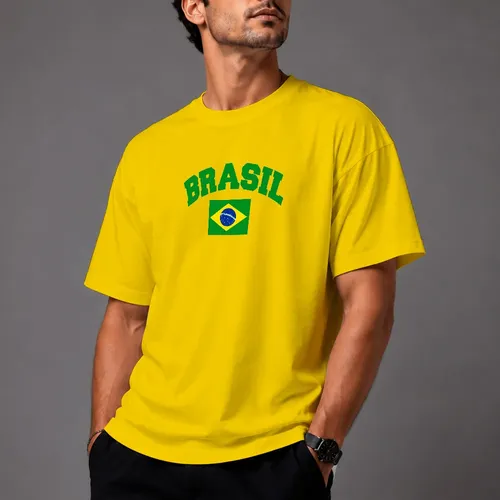 Camiseta Basica 22 O Brasil Tem Solução Patria Amada Ref5370