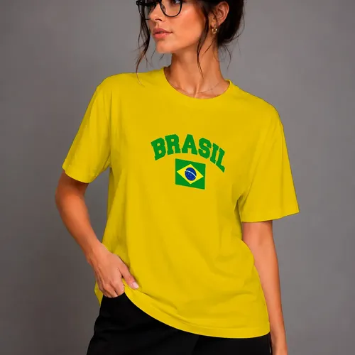 Camiseta Basica 22 O Brasil Tem Solução Patria Amada Ref5370