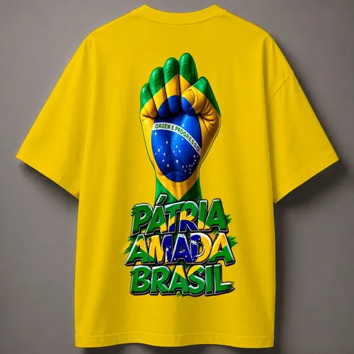 Camiseta Basica 22 O Brasil Tem Solução Patria Amada Ref5370
