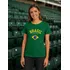 Camiseta Brasil Verde Amarela Torcedor Copa Do Mundo Família
