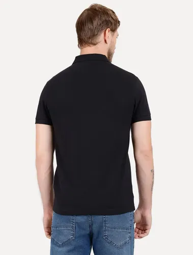 Camiseta Polo Aramis Masculina Basic Piquet Preta