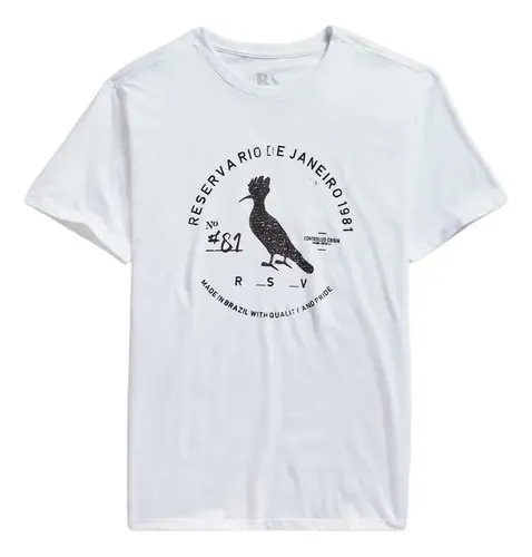 Camiseta Sb Algodão Carimbo Gaze Reserva
