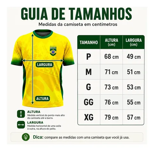 Camiseta Seleção Brasileira Torcedor Patriota Do Brasil