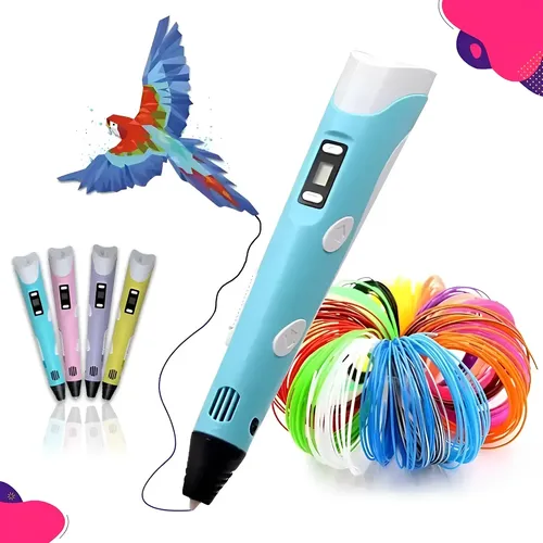 Caneta 3d impressora profissional refil filamento usb