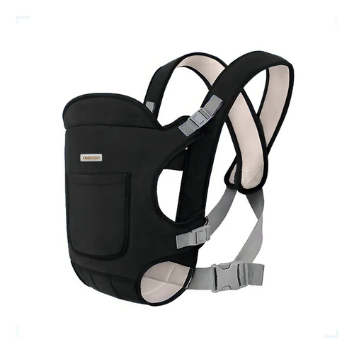 Canguru de Bebê Bolsa Carregador Para Passeio Infantil Menina Menino Aiebao Cor Preto