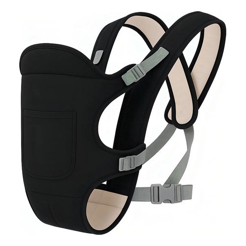 Canguru de Bebê Bolsa Carregador Para Passeio Infantil Menina Menino Aiebao Cor Preto