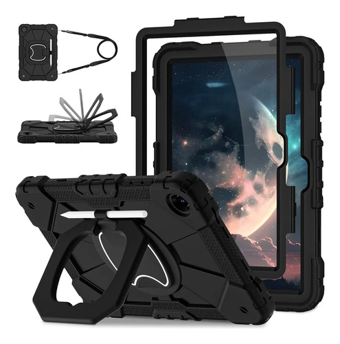 Capa case para tablet samsung galaxy tab a11 plus preto