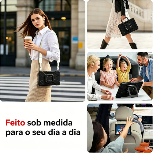 Capa Case Para Tablet Samsung Galaxy Tab A11+ Plus Preto