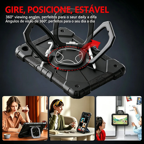 Capa Case Para Tablet Samsung Galaxy Tab A11+ Plus Preto