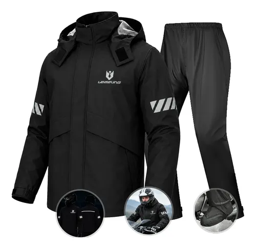 Capa de chuva roupa conjunto para motoqueiro reforcada kit