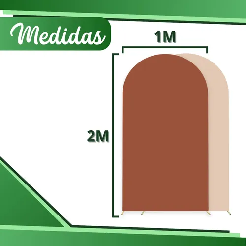 Capa Painel Arco Romano Liso C/elástico 2x1m Vários Modelos