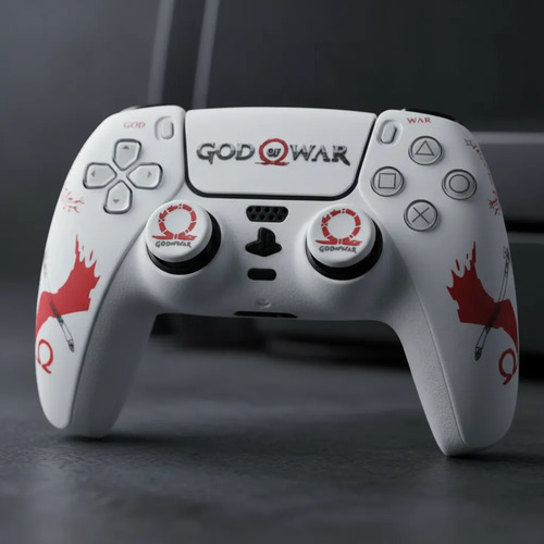 Capa Para Controle Ps5 + Par De Grip´s + Skin Para Touch Pad - Edição Limitada - Totalmente Compatível Com Controles Ps5