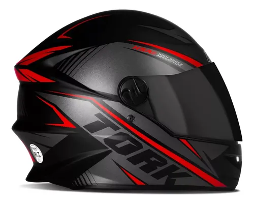 Capacete Moto Pro Tork Fechado Viseira Fumê Street Promoção