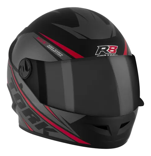 Capacete Moto Pro Tork Fechado Viseira Fumê Street Promoção