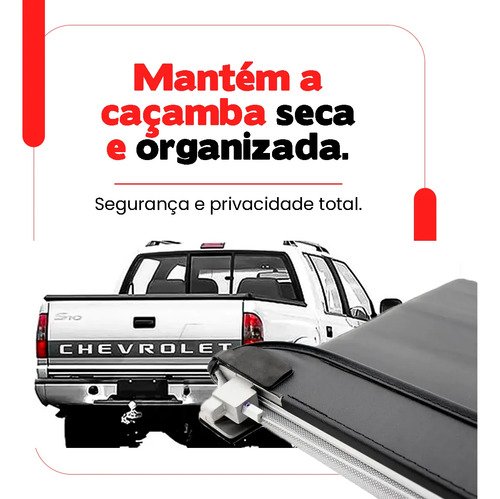 Capota Marítima S10 Chevrolet Cabine Dupla 1996-2011 Trektop