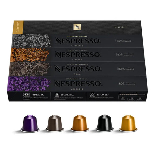 Capsulas de cafe original nespresso variados 50 capsulas 1