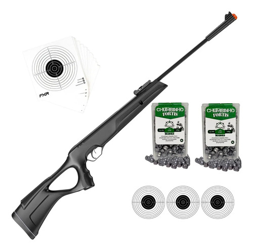 Carabina de pressao fxr nitro 55mm gr800s blade gasram 60kg