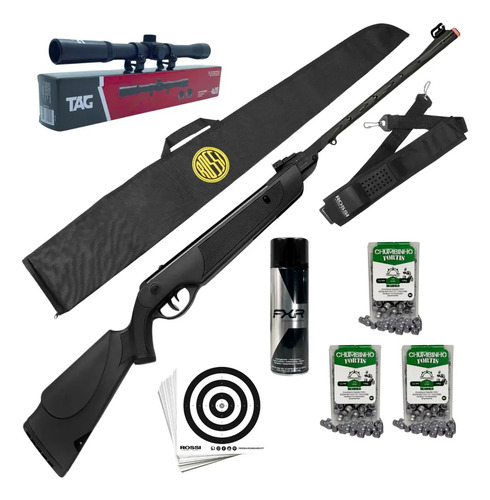Carabina dione sport mh 55 mola rossi luneta 300 chumbos pre