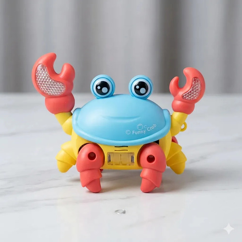 Caranguejo Fujão Bebê Brinquedo Interativo Infantil