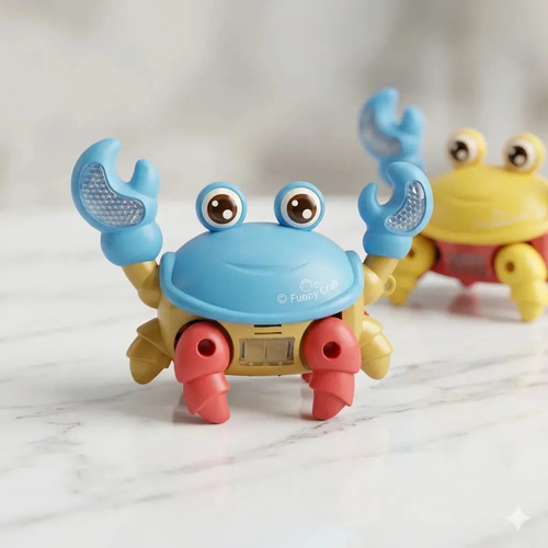 Caranguejo Fujão Bebê Brinquedo Interativo Infantil