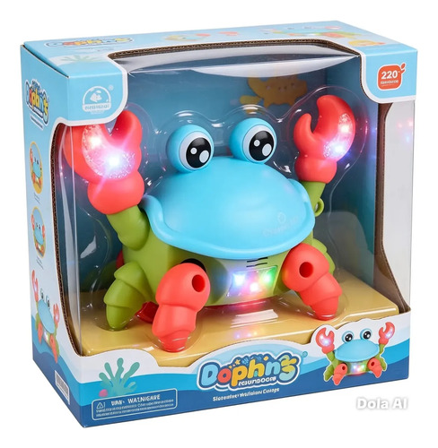 Caranguejo Fujão Bebê Brinquedo Interativo Infantil