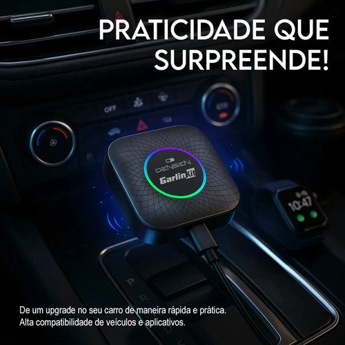 Carlinkit Streaming Box 8gb + 128gb Carplay Android Auto Sem Fio Adaptador Wireless Car Play