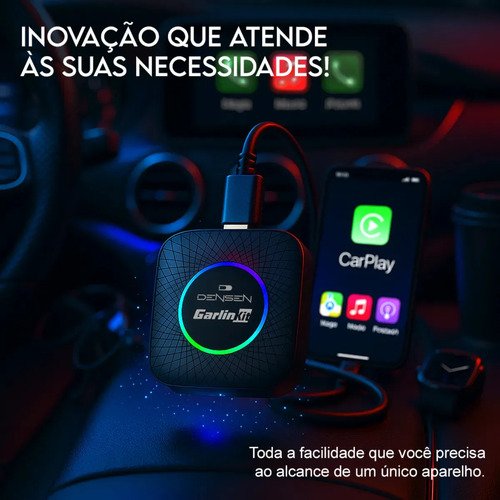Carlinkit Streaming Box 8gb + 128gb Carplay Android Auto Sem Fio Adaptador Wireless Car Play