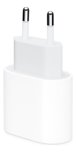 Carregador adaptador usb c de 20w para iphone apple branco a 1