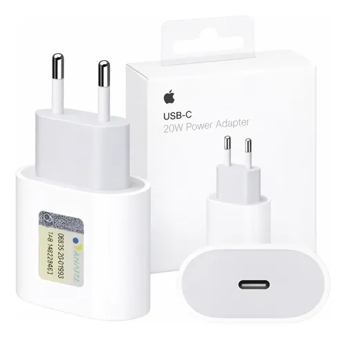 Carregador Fonte Apple Ipad Iphone Turbo Original Usb-c 20w