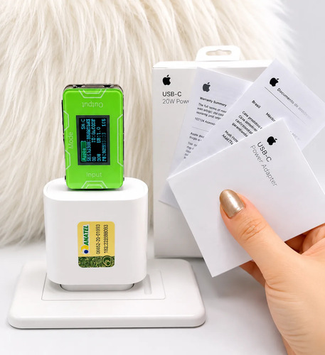 Carregador Fonte Iphone Original 20w Apple Tipo C Turbo