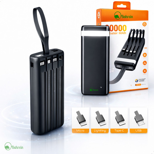 Carregador portatil power bank 20000mah com carregamento tur