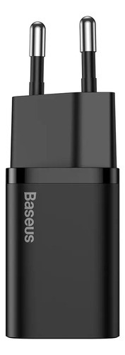 Carregador Turbo Baseus 20w Com Cabo Para iPhone 14 Cor Preto